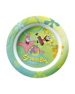 PIATTO PIANO SPONGEBOB MELAMINA PZ.1