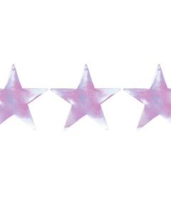 DECORAZIONE STELLA IRIDESCENTE PZ.5