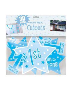 DECORAZIONE 1° COMPLEANNO BAMBINO PZ.30