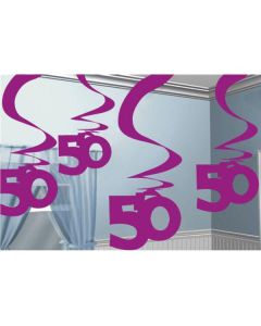 FESTONE 50 ANNI FUCSIA PZ.5