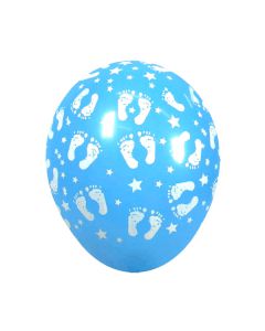 PALLONCINO PIEDINI AZZURRI (5") PZ.100
