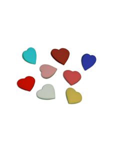 CONFETTI TESSUTO CUORE 3.5 CM 250PZ BLUE