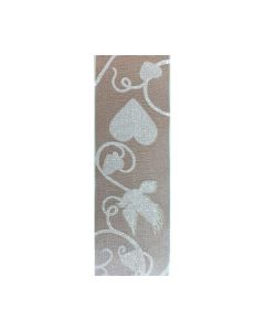 NASTRO ORGANZA CUORE E COLOMBE PZ.1
