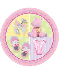 PIATTI BATTESIMO BAMBINA PZ.8