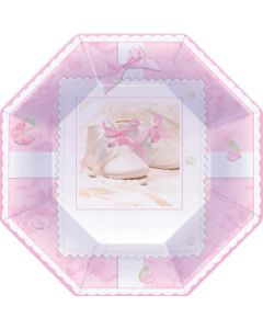 PIATTI BATTESIMO BAMBINA PZ.8