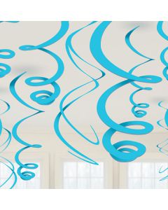 DECORAZIONE CELESTE SPIRALE PZ.12