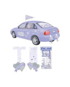 KIT DECORATIVO AUTO MATRIMONIO PZ.6