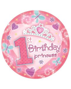 PIATTI 1° COMPLEANNO BAMBINA PZ.18