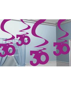 FESTONE 30 ANNI FUCSIA PZ.5