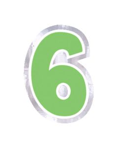 Adesivo Numero 6 Pz.48