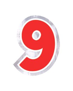Adesivo Numero 9 Pz.48