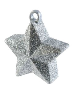 PESETTO STELLA ARGENTO GLITTER PZ.1