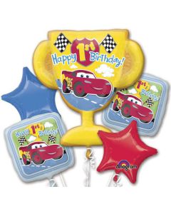 PALLONCINI 1° COMPLEANNO CARS BOUQUET