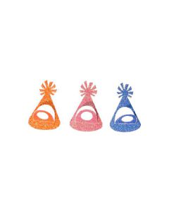 Adesivi Party Hat Glitter  Pz.36