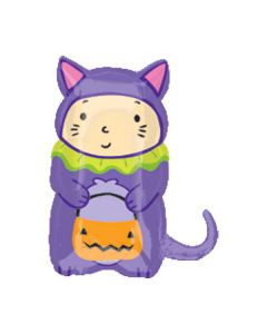 PALLONCINO GATTO HALLOWEEN PZ.1