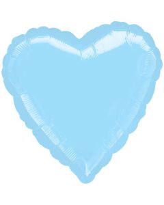 PALLONCINO CUORE AZZURRO 32" PZ.3