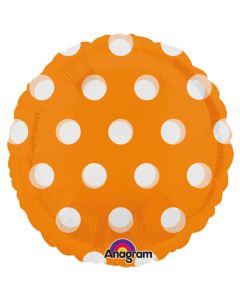 PALLONCINO DOTS ORANCIO PZ.1