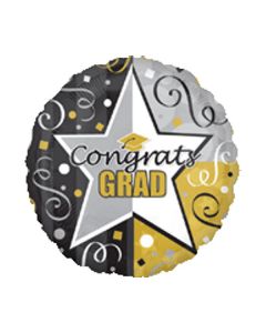 PALLONCINO CONGRATS GRAD STAR PZ.1