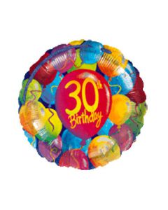 PALLONCINO 30° COMPLEANNO BALLOONS PZ.1