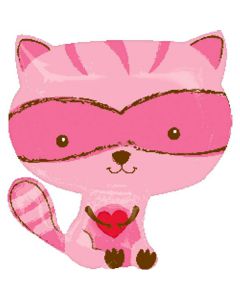 PALLONCINI GATTO MASCHERINA LOVE PZ.1