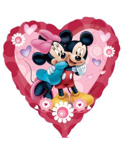 PALLONCINO TOPOLINO E MINNIE CUORE PZ.1
