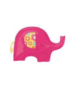 PALLONCINO ELEFANTE FUXIA PZ.1