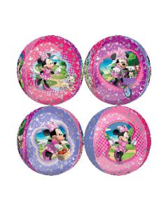 Palloncini Minnie Mouse Orbz Pz.1 Mylar 3d Cm.38 X Cm.40