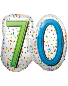 PALLONCINO 70 ANNI COMPLEANNO PZ.1