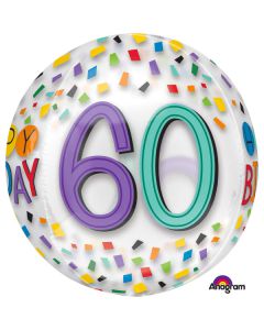 PALLONCINO 60° COMPLEANNO ORBZ PZ.1