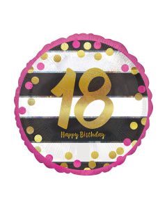 PALLONCINO 18° COMPLEANNO MILESTONE PZ.1