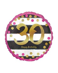 PALLONCINO 30° COMPLEANNO MILESTONE PZ.1