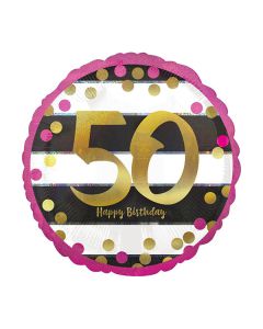 PALLONCINO 50° COMPLEANNO MILESTONE PZ.1