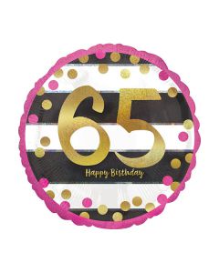 PALLONCINO 65° COMPLEANNO MILESTONE PZ.1