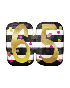 PALLONCINO 65° COMPLEANNO MILESTONE PZ.