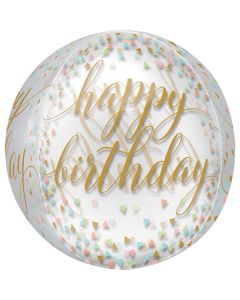 PALLONCINO COMPLEANNO CONFETTI ORBZ PZ.1