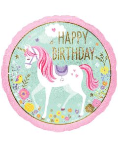 PALLONCINO UNICORNO COMPLEANNO PZ.1