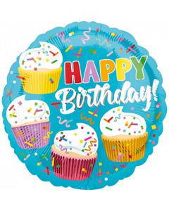 Palloncino Cupcake Birthday Pz.1