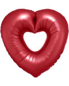 PALLONCINO CUORE APERTO ROSSO PZ.1