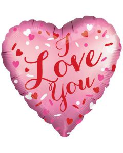 PALLONCINI SATIN I LOVE YOU PZ.1