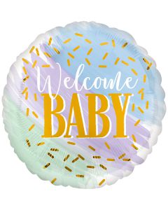 Palloncino Welcome Baby Confetti Pz.1