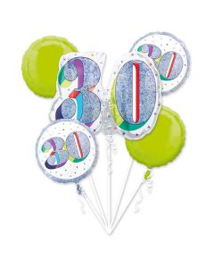 PALLONCINO 30° COMPLEANNO BOUQUET