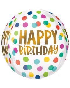 Palloncino compleanno dots orbz pz.1
