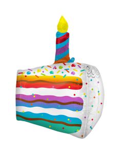 PALLONCINO TORTA DI COMPLEANNO  PZ.1