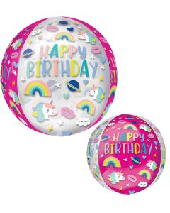 Palloncino Unicorno Trendy Orbz Pz.1