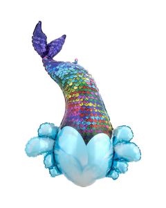 Palloncino coda della sirena pz.1
