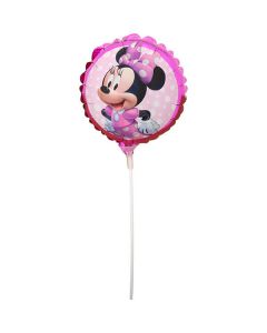 Palloncino Minnie Pz.5 Mylar Mini 9" Cm.23 Da Saldare Esclusa Bacchetta 9"/22cm W X 9"/22cm H