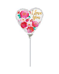Palloncino amore floreale pz.5