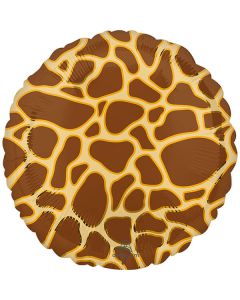 Palloncini Giraffa Pz.1 Mylar Tondo 18"/45cm W X 18"/45cm H