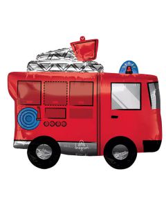 Palloncino camion dei pompieri pz.1