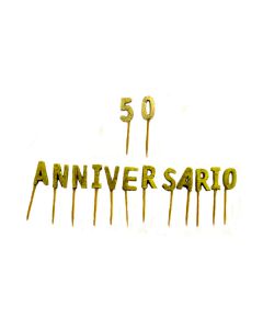 CANDELINA 50° ANNIVERSARIO PZ.1